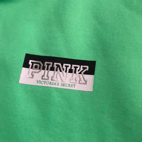 VS PINK, half-zip crew sweater. Long sleeved. - Picture 3 of 4
